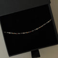 Sterling Silver Coloured Beaded Anklet