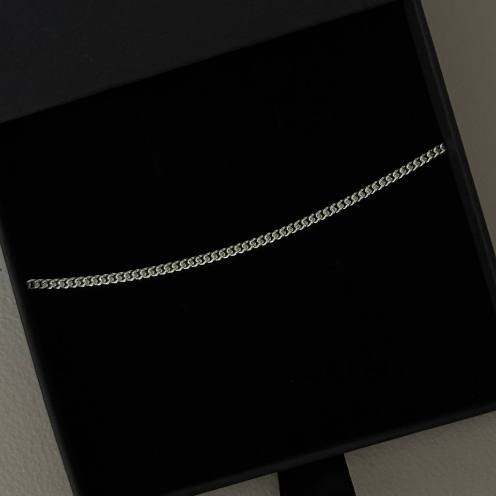 Sterling Silver Chain Anklet