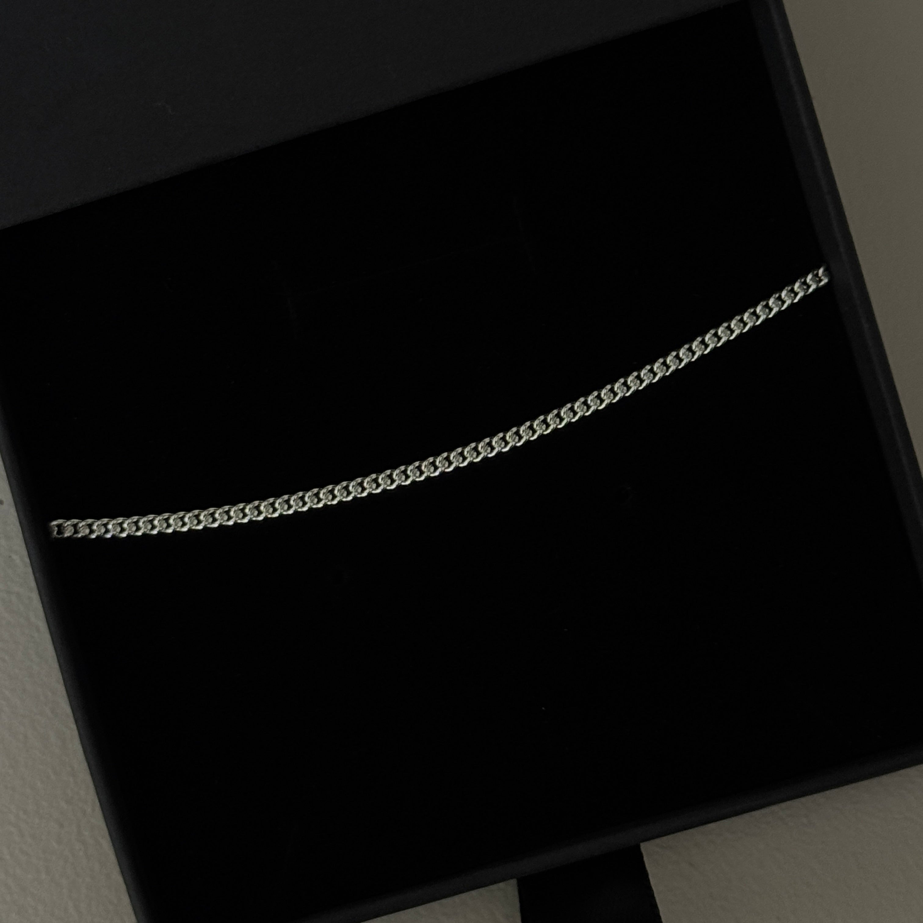 Sterling Silver Chain Anklet
