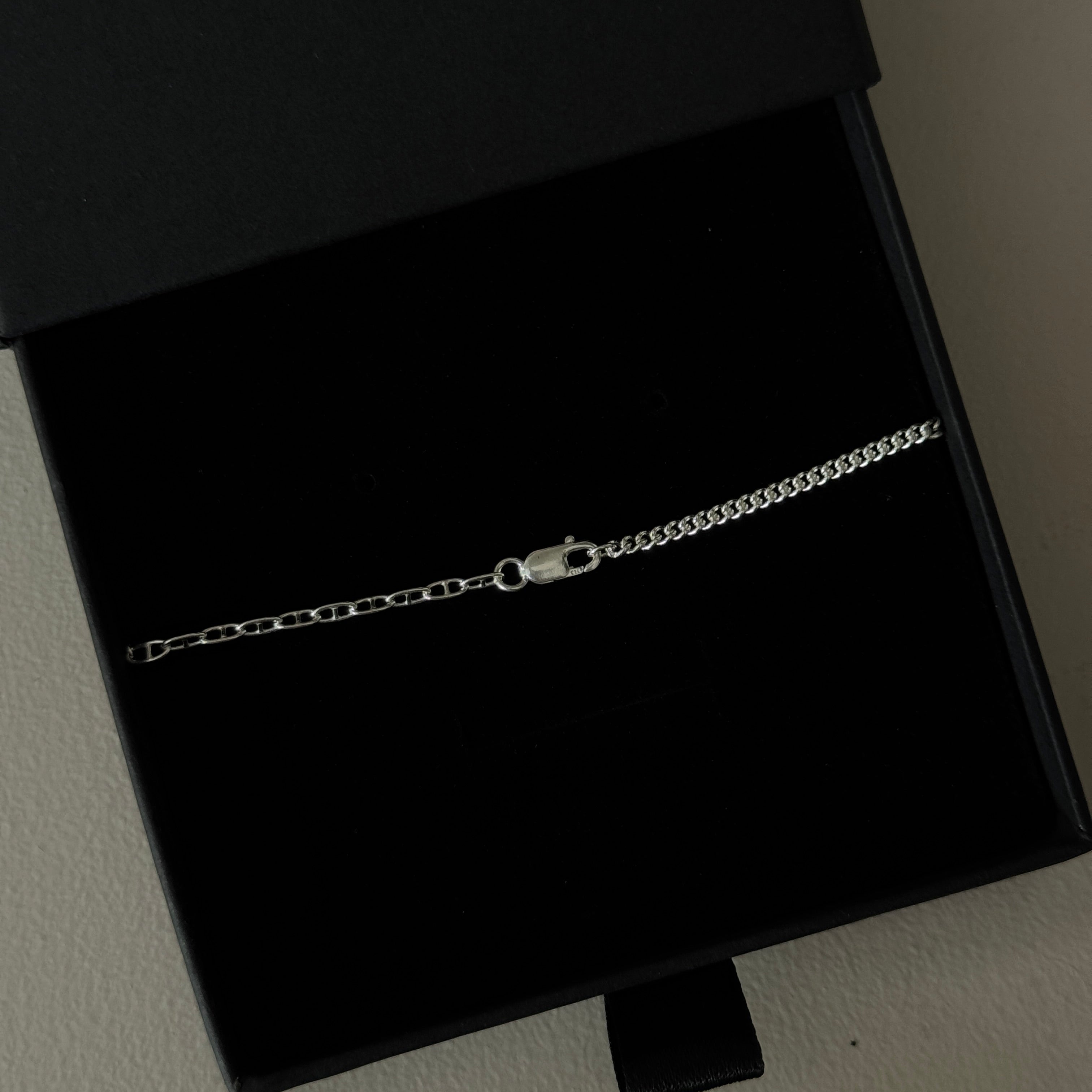 Sterling Silver Chain Anklet