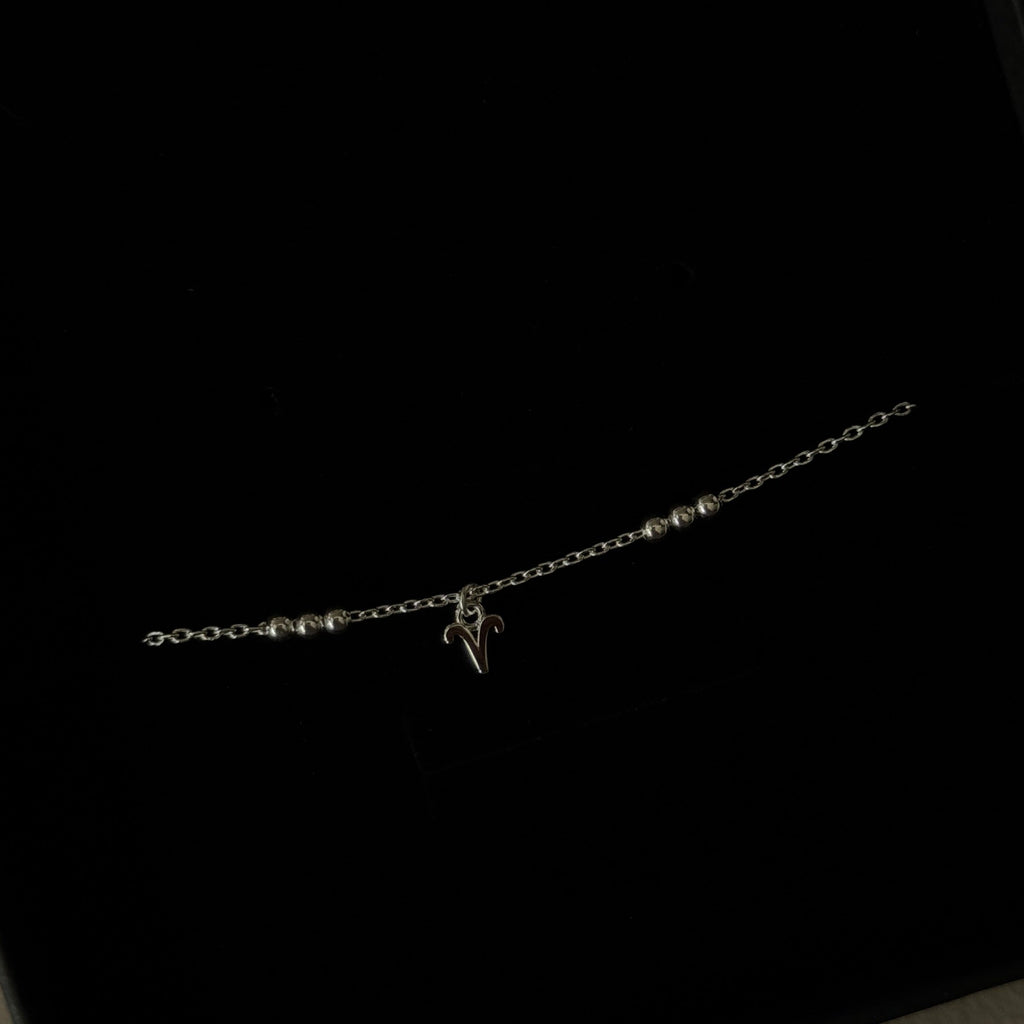 Sterling Silver Zodiac Charm Chain Bracelet